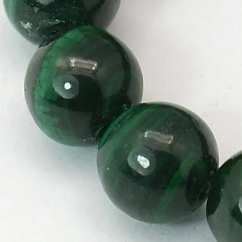 

natural malachite stone beads strands, round, green, 9mm, hole: 1mm