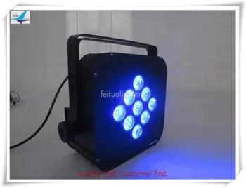 

20pcs/lot High quality led flat par light par 64 9x15w rgbwa 5in1 battery led parcans