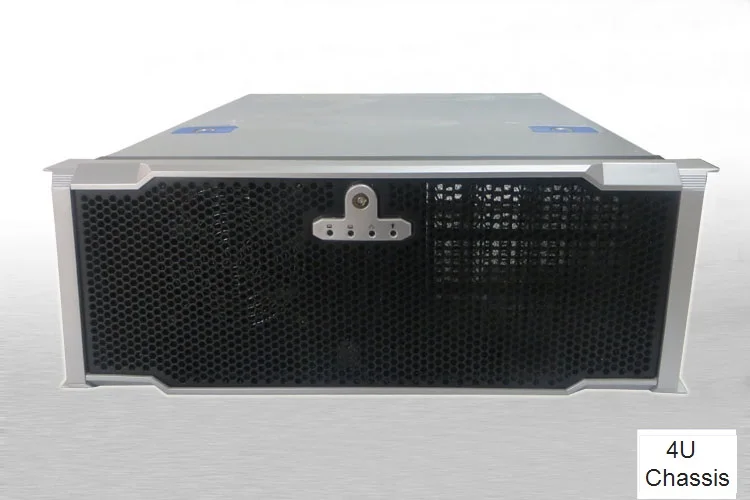 4U450 Rack Server computer case belt butterfly lock double