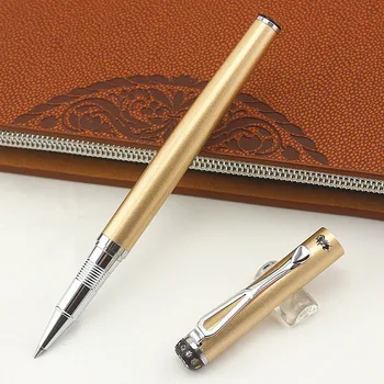 

jinhao 301 Business Roller Ballpoint Pens Metal Silver Clip Writing diamond Ballpen School Stationery Pens Gifts Supply