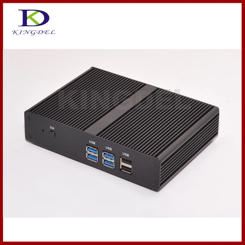 Mini itx pc Intel Celeron 2980U/3215U HDMI VGA,Lan,USB3.0,WIFI,Fanless mini office computer