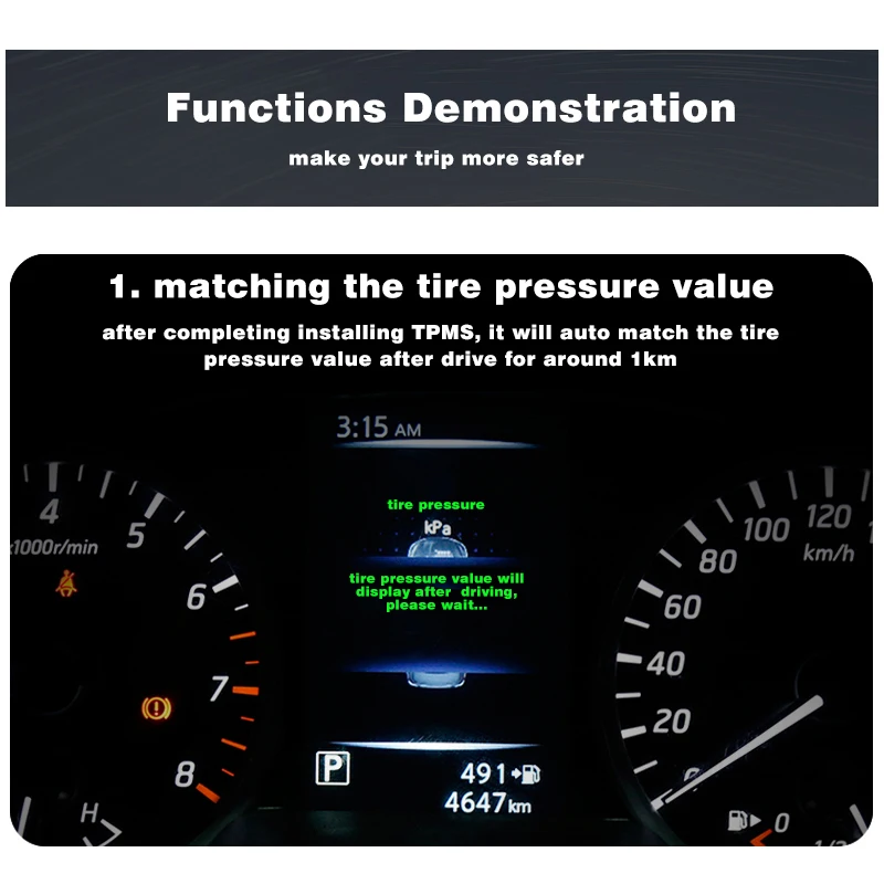 OBD TPMS система контроля давления в шинах Автоматический дверной замок speedlock вспышка света при торможении для Nissan Navara/NP300