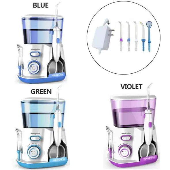 Waterpulse Dental Water Flosser Oral Irrigator Waterpick Dental Floss Water Irrigation Jet Dental Tooth Floss V300g 16