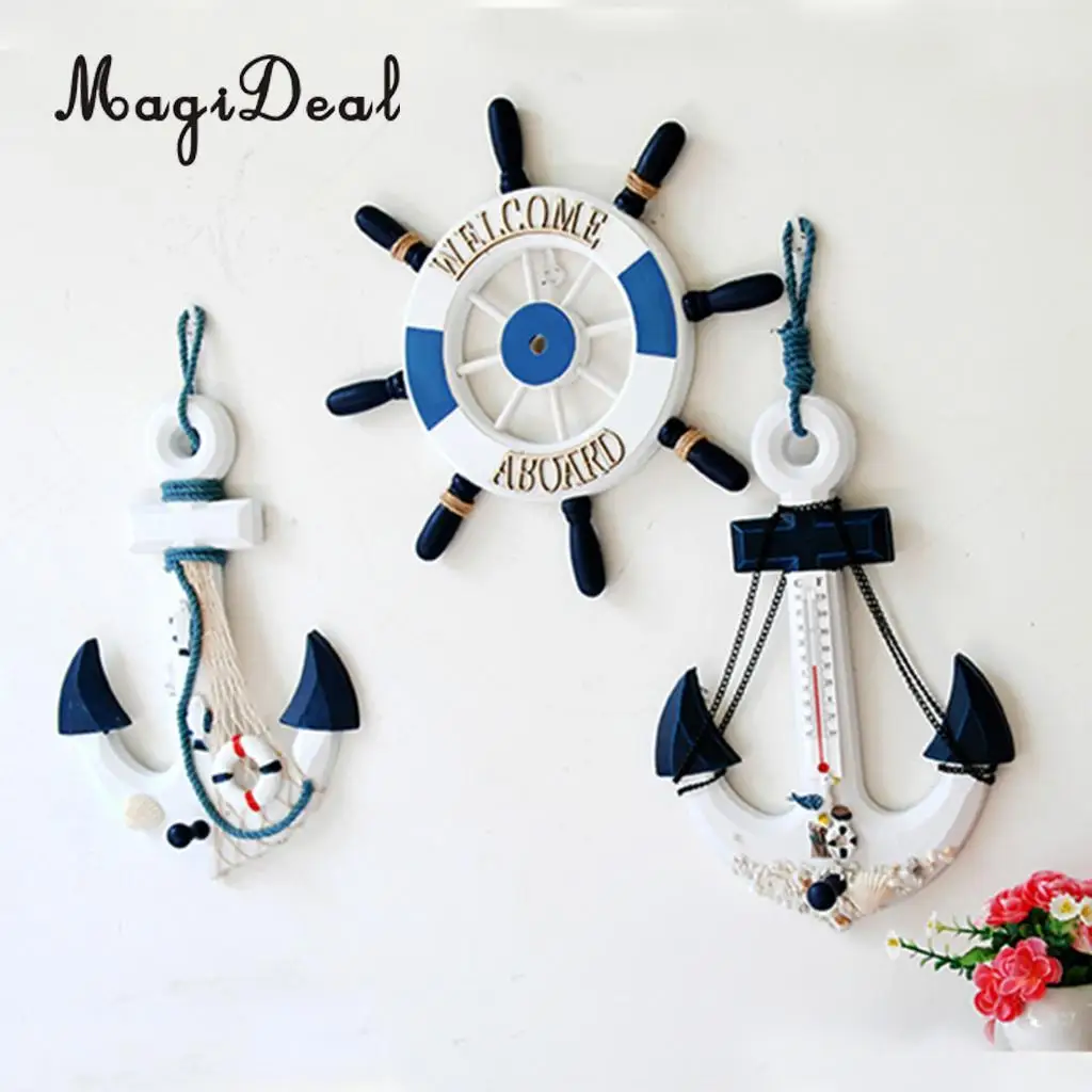 Декоративный крючок якорь MagiDeal морское пляжное украшение настольный подарок для