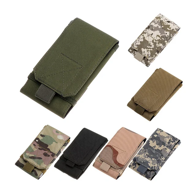 $US $7.19 Outdoor Tactical Molle Mobile Phone Nylon Case Pouch Tactical MOLLE Smartphone Holster for Camping 
