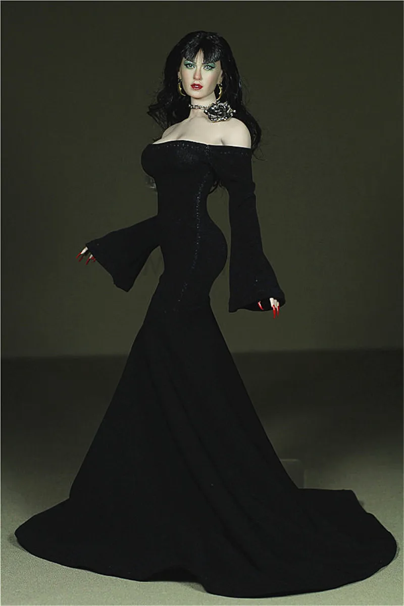 Black Rose 1/6 весы двушовные перетаскивания юбка платье для детей возрастом от 12
