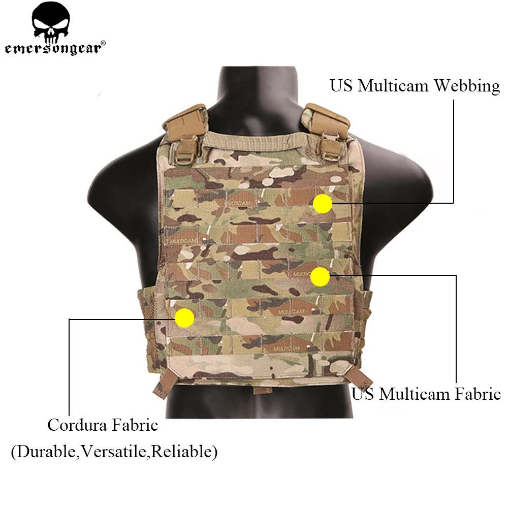  EMERSONGEAR Molle Vest 420 PLate Carrier Hunting Vest Military Paintball Tactical Molle Vest Chest 