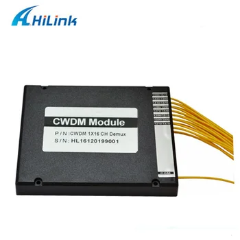 

Free Shipping By DHL! ABS Box Single Fiber LC/SC 1310nm-1610nm 16CH CWDM Mux/Demux Module