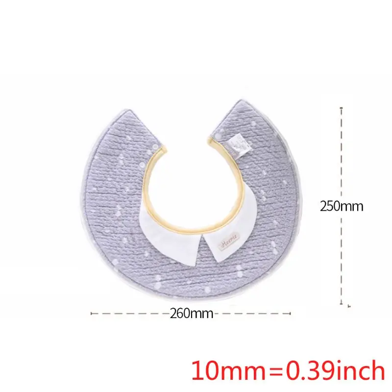 Милый Детский водонепроницаемый нагрудник с имитацией воротника; Детский фартук для обеда; мягкое слюнявчик; полотенце; не пачкается; одежда для малышей; аксессуары для еды
