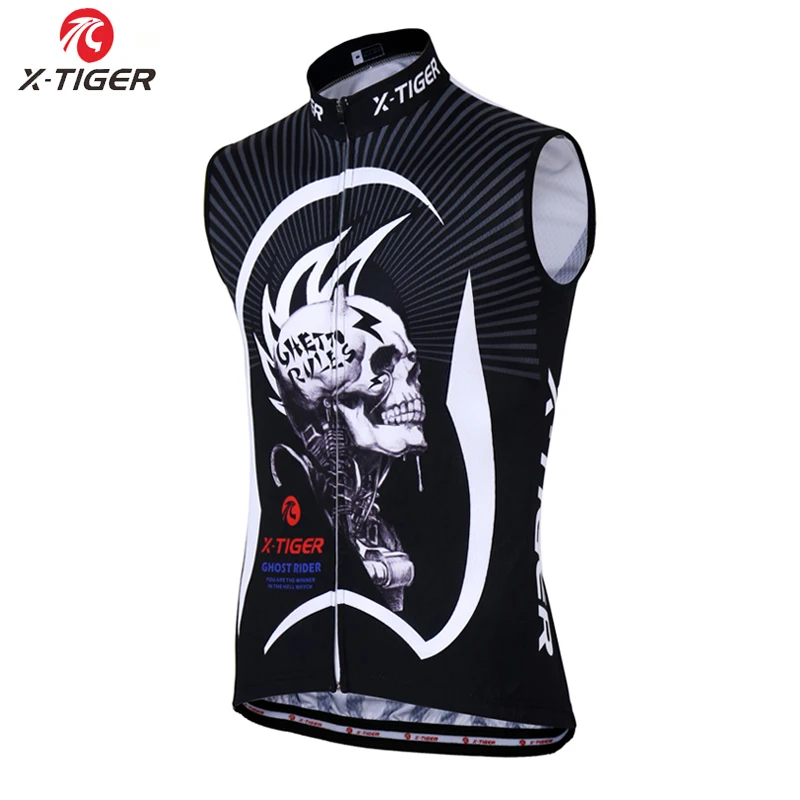 

X-TIGER 2019 Summer Breathable Pro Sleeveless Cycling Vests Jersey Bicycle Clothing Ropa Maillot Ciclismo MTB Bike Clothes Wear