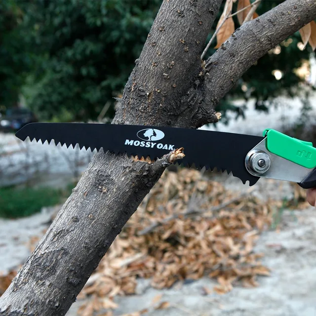 Mossy Oak 3 In 1 Camping Saw Foldable Portable Secateurs Gardening
