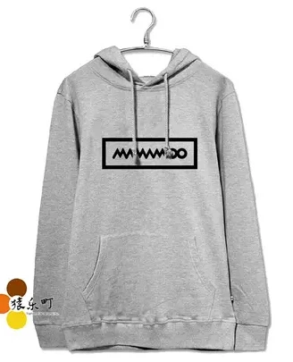 Осень-зима kpop mamamoo с именами членов группы пуловер с рисунком толстовки для поддержки болельщиков свободная флисовая Толстовка sudadera - Цвет: no name printing