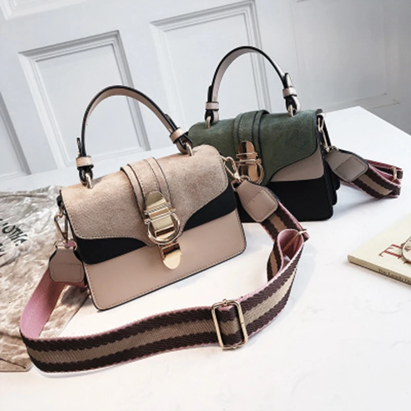 

2019 explosion models cross-slip matte texture chain shoulder bag simple fashion multi-function wild small square bag