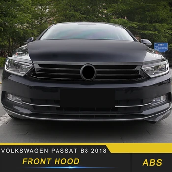 

For Volkswagen Passat B8 2018 Car Styling Front Hood Middle Net Grille Refit Frame Cover Trim Sticker Exterior Accessories