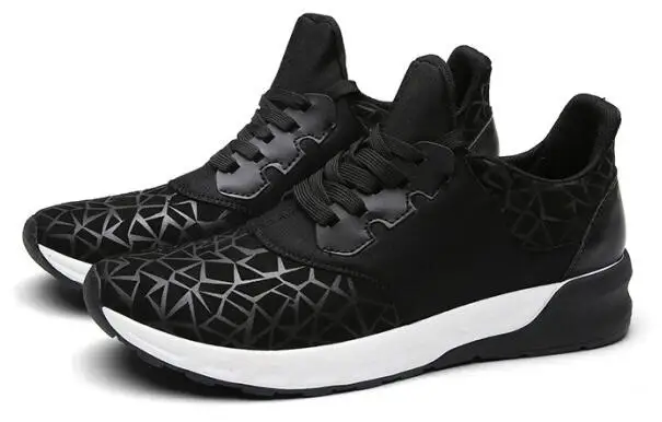 Софи Max Осень модели мужские спортивные туфли мужская обувь для студентов кроссовки 40-44 900018 - Цвет: black