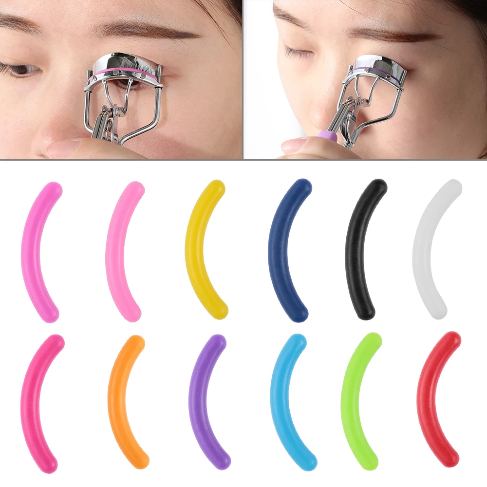 20pcs/set Eyelash Curler Refill Replacement Rubber Pads Plastic Makeup Tool Eyelashes Make Up