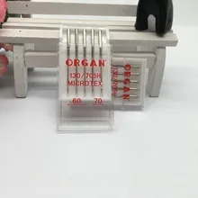 Иглы organ, детали бытовой швейной машины, Microtex, швейные иглы 70/10, особенно хорошо подходят для микротканей, шелка и т. Д.(1 упаковка = 5 шт