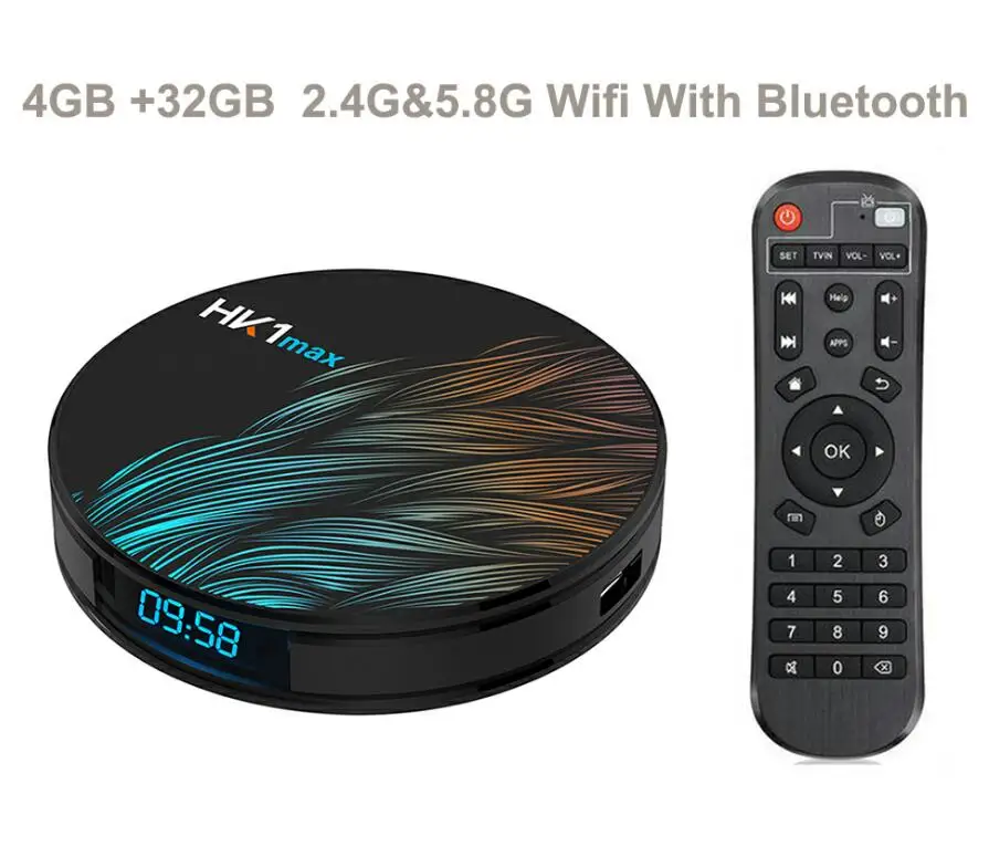 Android 9,0 tv Box 4 Гб 64 Гб Rockchip RK3328 поддержка 1080p 4K USB3.0 Google Play Netflix Youtube Smart Android Box медиаплеер - Цвет: 4GB 32GB TV BOX