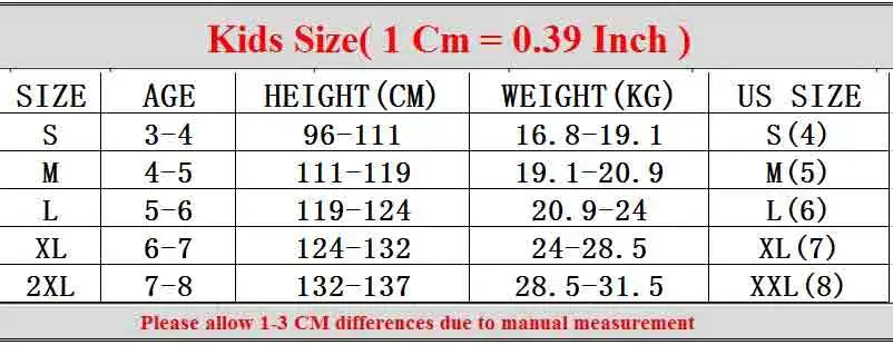 kid-size-chart