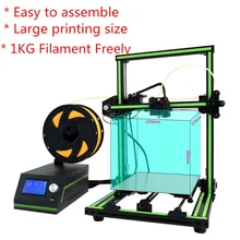 Promos Black Friday et Cyber Monday AliExpress 2017. Kits DIY Arduino, Raspberry, imprimantes 3D, caméras IP 162 Anet E10 3D Printer Impresora Easy Assemble Imprimante Electronic DIY 3D Kits Large Printing Size Free 1KG PLA/ABS Filament