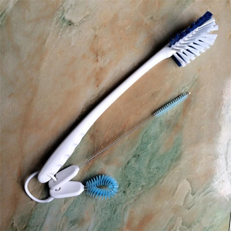 2018 New Practical Multifunctional Cleaning Brush Straw Lid Handle Extension Brush Cleaners Tool hot sale C0328#30              05