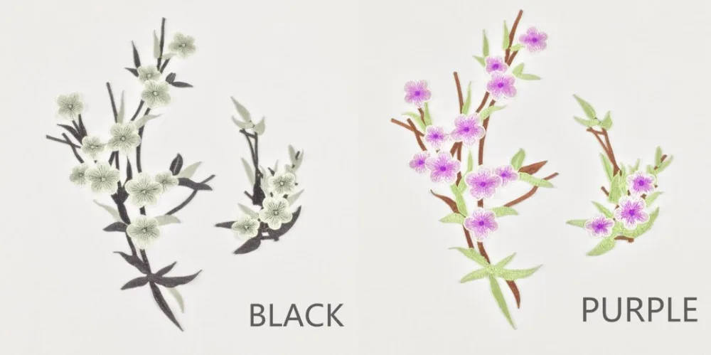 black and purple