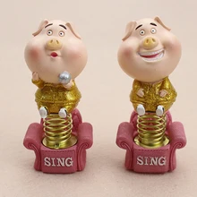 Автомобильный орнамент мультяшная поросенка Весенняя игрушка Мультяшные хлопья головой украшение автомобиля украшение приборной панели аксессуар подарок