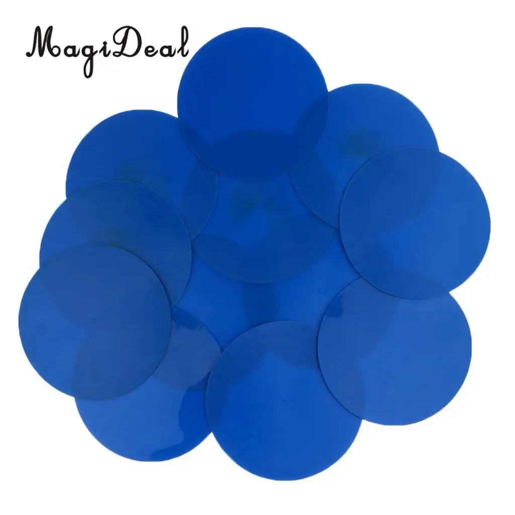 12 Pcs 9inch Colorful  PVC Spot Markers for Sports Drills and Training Team Sport Basketball Spot Markers Speed Agility Training