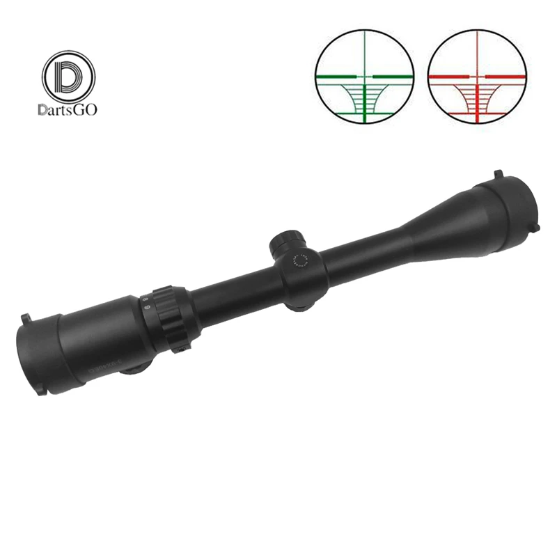 

DDartsGO Outdoor Rangefinder Reticle Tactical Riflescopes optics green and red Dot Illuminated Hunting Rifle Scope 3-9X40EG
