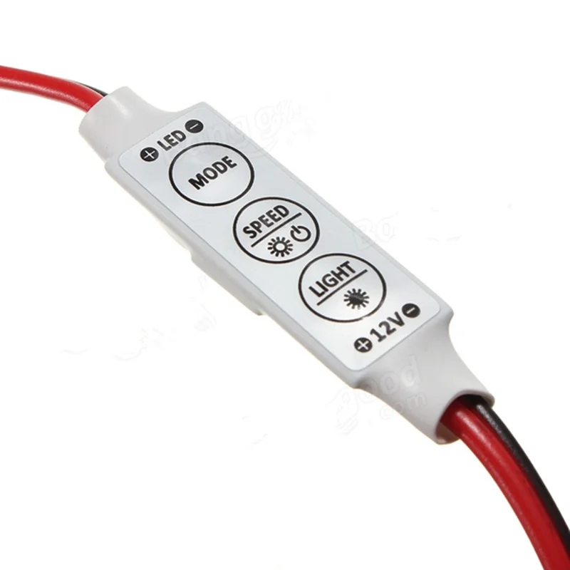 controlador para controlar única cor tiras 3528 5050 luz