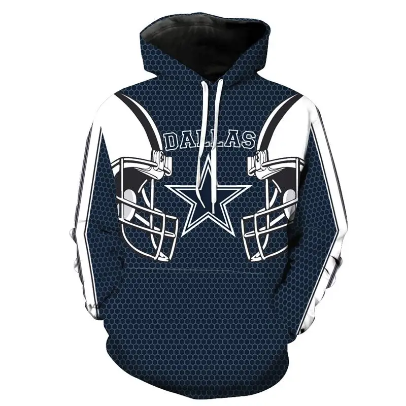 

New Dallas-Cowboys Printed 3D Hoodies Men Women Sweatshirts Long Sleeve Anime Pullover Hooded Autumn Tracksuits Jackets