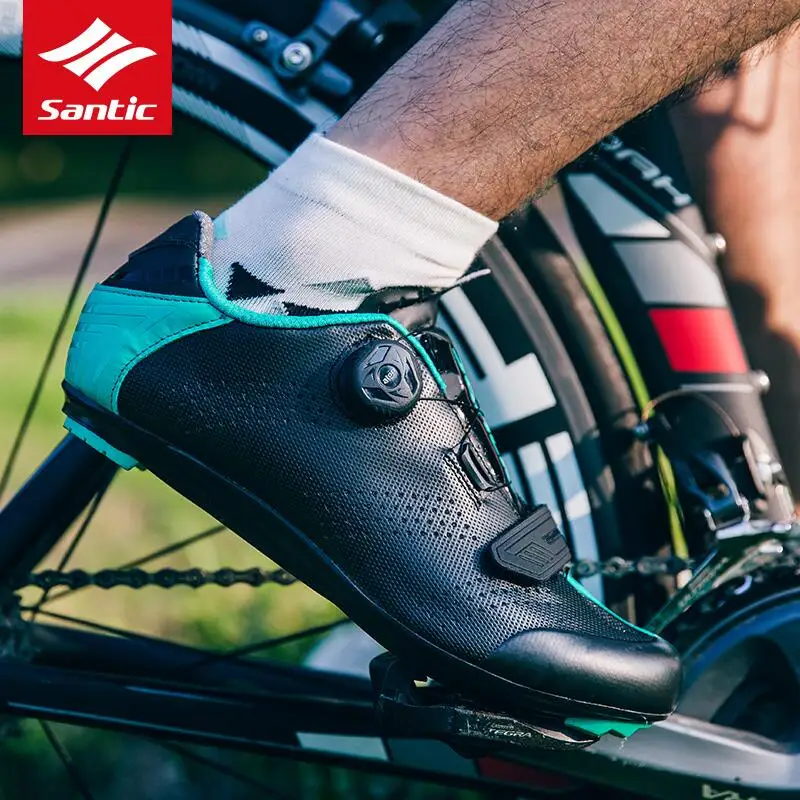 Santic 2019 zapatos de ciclismo de carretera de carreras zapatos de bicicleta de carretera hombres mujeres profesionales bicicleta zapatillas transpirables