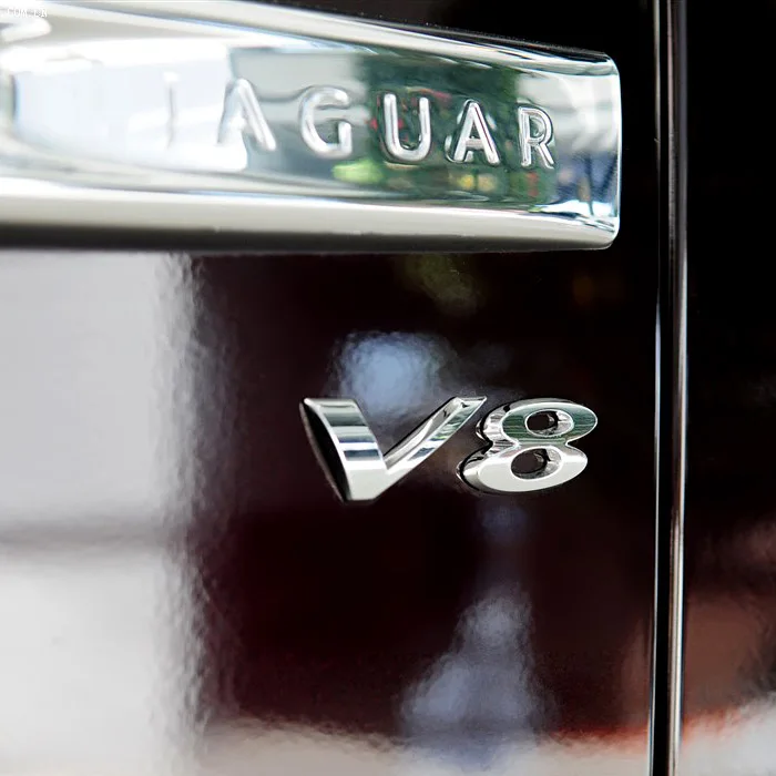 V6 3 0 V8 5 Задняя эмблема брызговика на багажник наклейка для JAGUAR|Наклейки