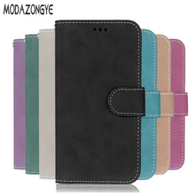 Funda de teléfono funda trasera de cuero PU tipo billetera para Alcatel One Touch Pixi 3 4,5 pulgadas 4027N 4027D 4027X 4028a 5017D 5019D