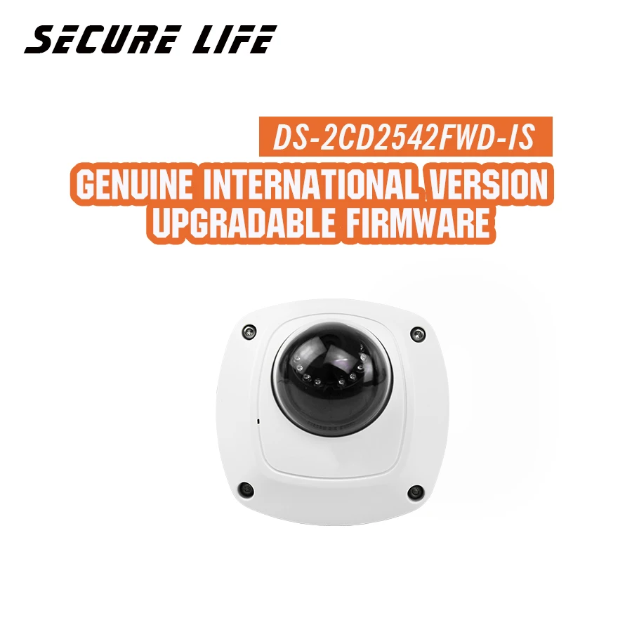 HIKVISION английская версия DS-2CD2542FWD-IS 4MP Мини купольная камера видеонаблюдения POE WDR H.264+, wifi, P2P мини ip-камера