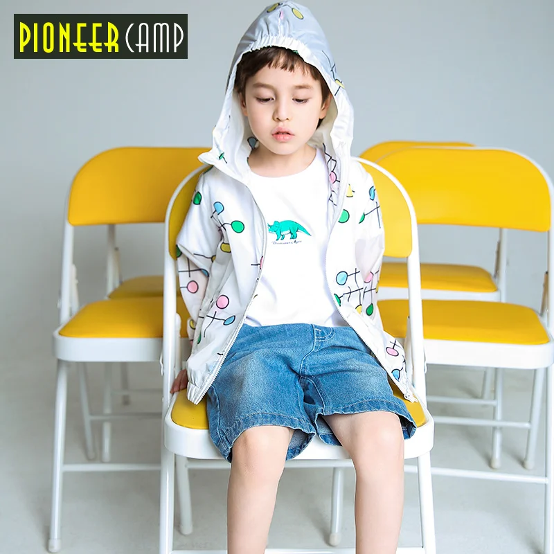 Pioneer kids/Новинка Солнцезащитная куртка для мальчика на каждый день модная детская