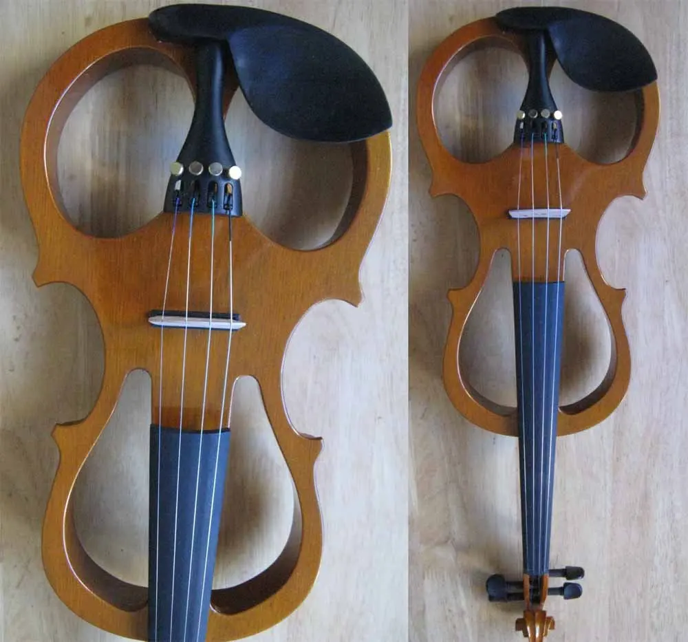 

yellow 4/4 High quality Electric violin Handmade