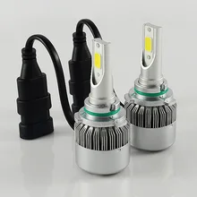 1 set 9005 Car Headlight LED 72W Lamp dual beam Fog Lamp 7600 LM 6000K HeadLamps White 6000K FOR CAR light