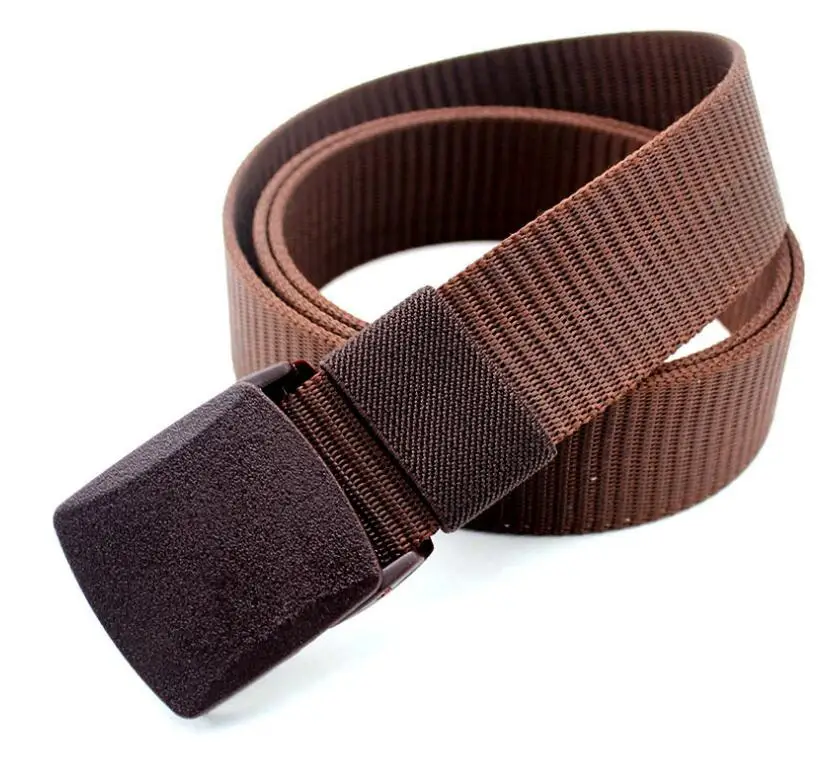 mens dress belts Men's belt Adjustable women Belt Men Outdoor Travel Tactical Waist High Quality Automatic Buckle Nylon Unisex Belts Strap 3.8cm brown designer belt Belts