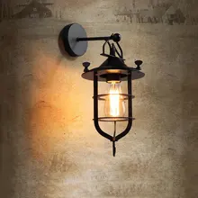 American retro loft iron wall lamp balcony aisle corridor stair pub cafe restaurant lamp front door wall light wall sconce bra loft retro lamp vintage lifting pulley wall lamp dining room restaurant aisle corridor pub cafe wall lamp bra wall sconce