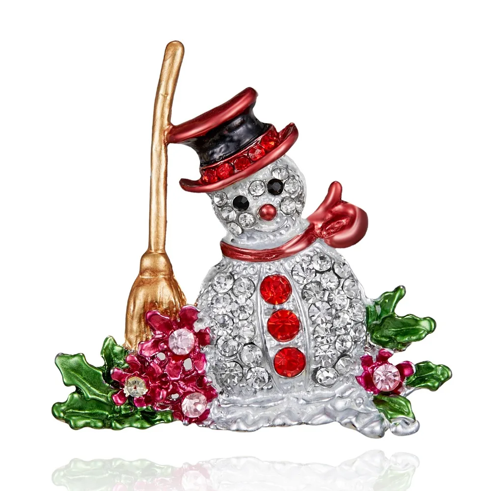 

Rinhoo Snowman brooches pins for Women Family Gift home decoration jewelry Clothing accessories