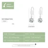 WOSTU-pendientes de gota de circonita de cristal para mujer, Plata de Ley 925 100% para mujer, boda 2022, regalo de joyería de boda FNE212 ► Foto 2/6