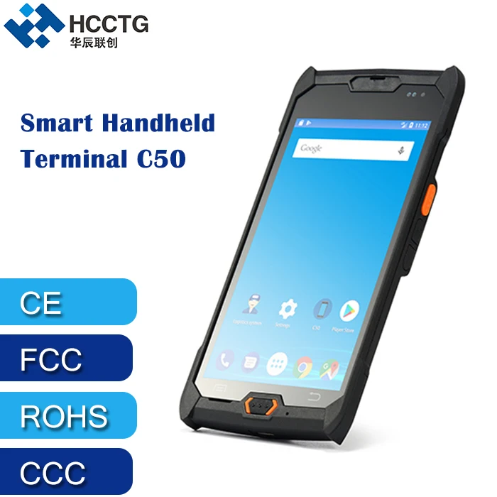 HCCTG-C50 штрих сканер, регистратор данных промышленных КПК QR 1D/2D Беспроводной bluetooth-сканер PDA IP67 Водонепроницаемый для логистических