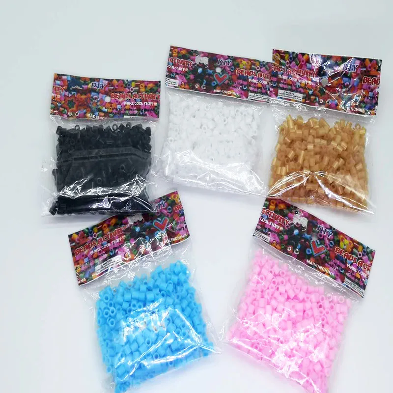 7500 шт./15 видов цветов Детская perler бисер 5 мм/Хама мм supplyment DIY Мини hama гладильная 3d
