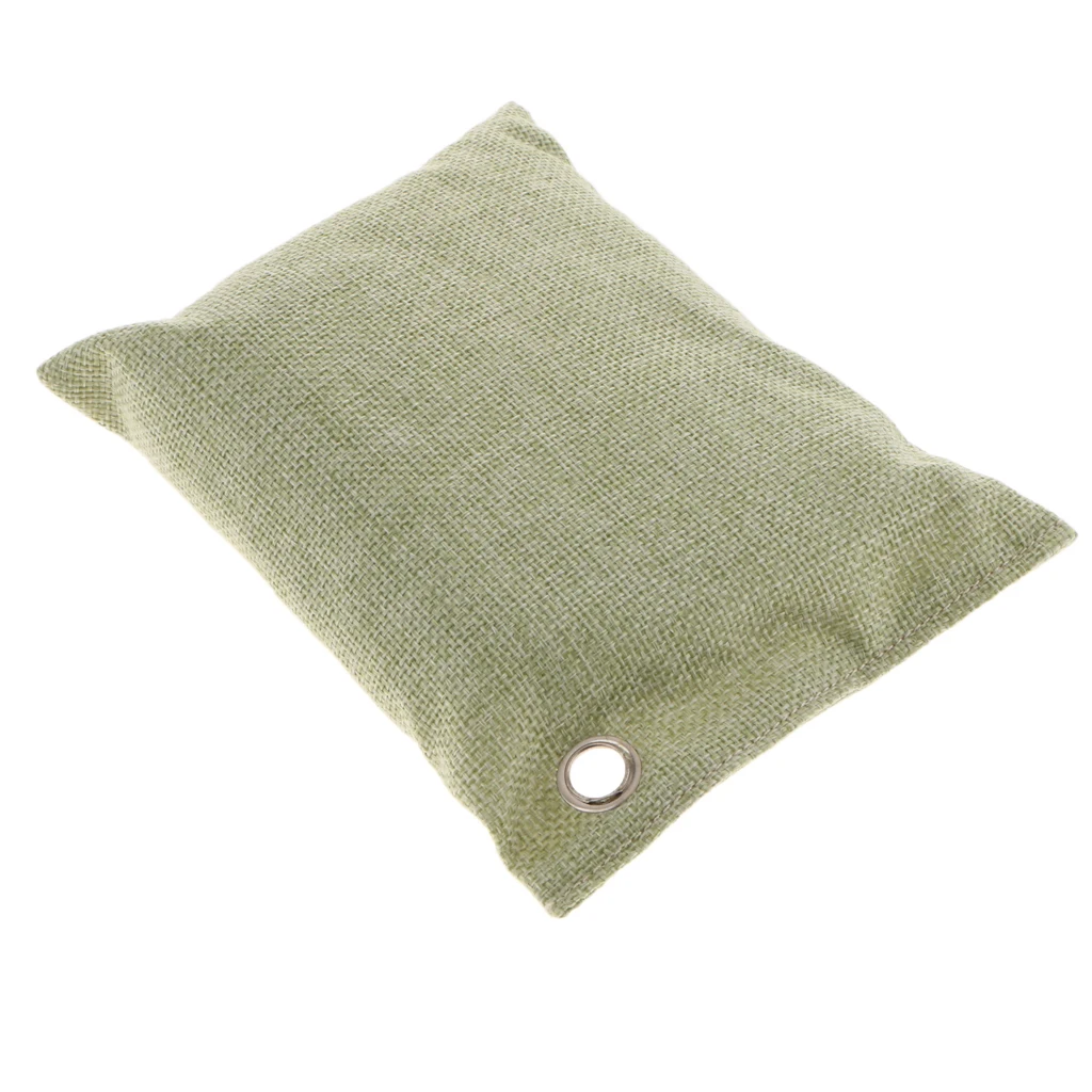 170*125*50mm Bamboo Charcoal Natural Air Purifying Freshener Bag Odor Eliminator Smelly Removing Closet Deodorant Green  