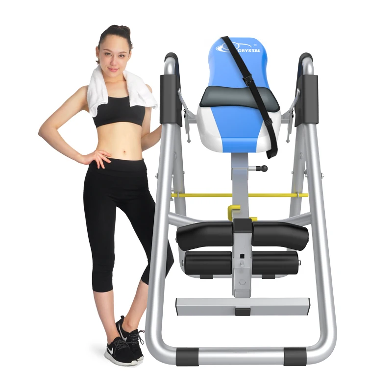 

Invertio Premium Folding Inversion Table w/ Padded Backrest Heavy Duty Inversion Therapy Table UPS Or DHL fastly shipping