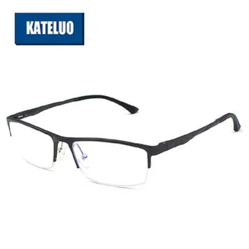 

KATELUO Anti Blue Laser Goggles Radiation-resistant Men's Eyeglasses Frame Al-Ma Alloy Men Glasses Eyewear Accessories 298