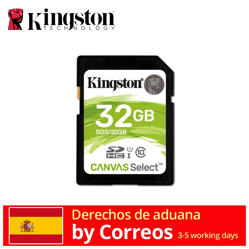 Kingston Технология холст кнопок Select и 32 Гб, Micro SDHC, класс 10, UHS-I, 80 МБ/с., черный barato y в наличии usb vs флеш-накопитель 3,0