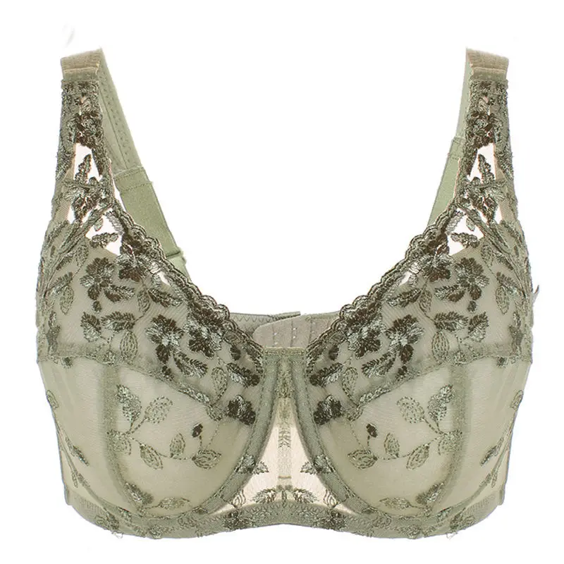 Large size thin section full breastfeeding breast bra straps side cup