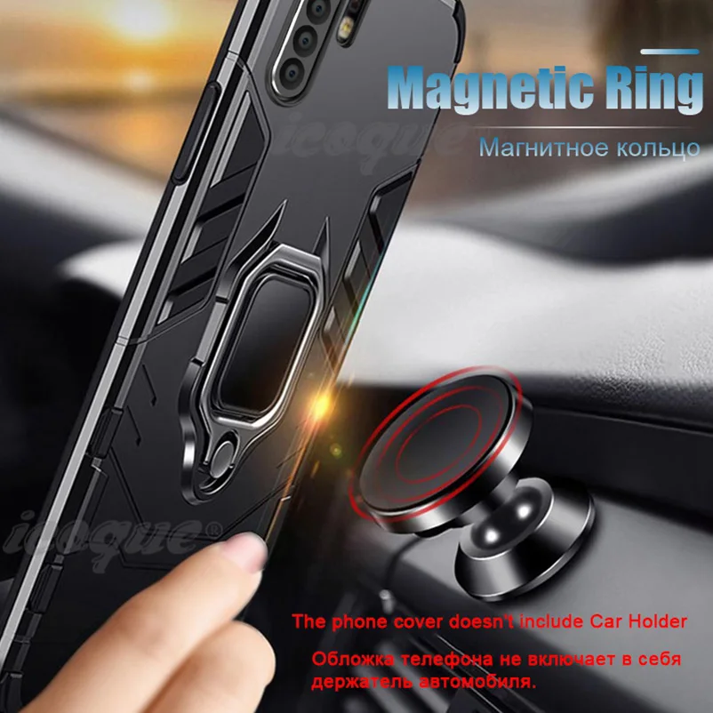 Чехол с кольцом для Huawei P30 Pro Mate 20 X P20 Lite P Smart Plus 2019 Магнитный чехол Honor View 10 8X 9X 20i